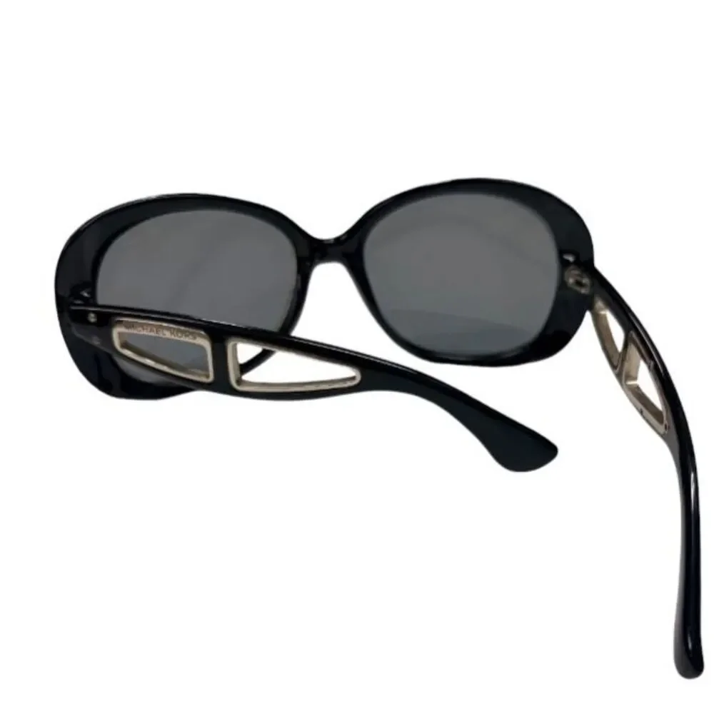 Michael Kors Sanibel Black Oversized Cutout Sunglasses MKS664 Frames ***READ